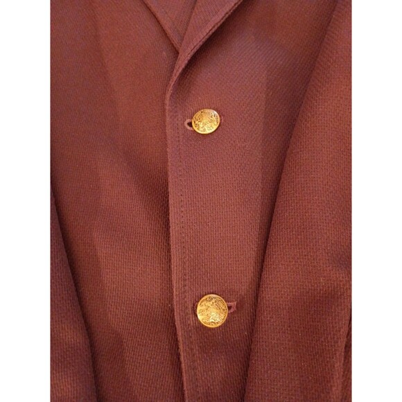 Van Gogh Knit By Brad Dawson Blazer Jacket Size 40L Purple - Picture 7 of 12